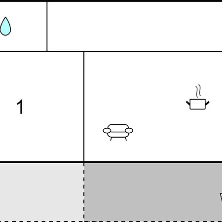 1 Bedroom In Casa de Férias